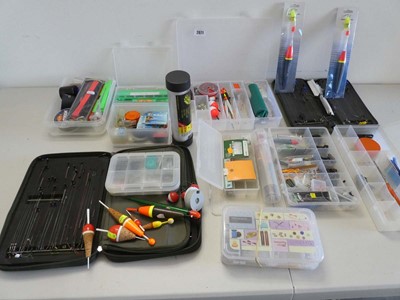 Lot Large quantity of mixed fishing related tackle...