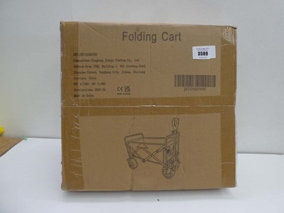 Lot 3509 - Flat pack folding cart