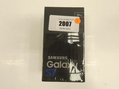 Lot 2007 - Samsung Galaxy S7 32GB Black, sealed box