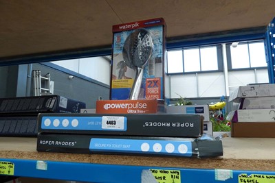 Lot 4403 - Waterpik shower head and two boxed Roper...