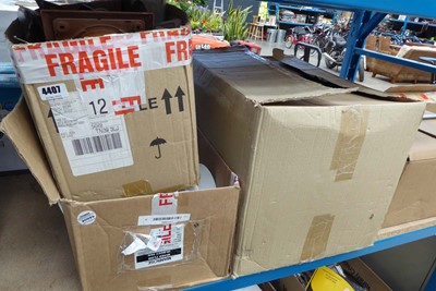 Lot 4407 - Box of plastic extractor fan vent covers and...