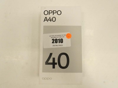 Lot 2010 - *Sealed* Oppo A400 128GB Black smartphone