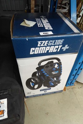 Lot 4361 - EzeGlide compact + premium 3 wheel push...