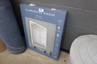 Lot 4414 - Boxed illuminating Rimini 600x800 mirror
