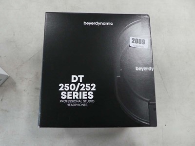 Lot 2089 - Boxed pair Beyerdynamic DT250-252 series...