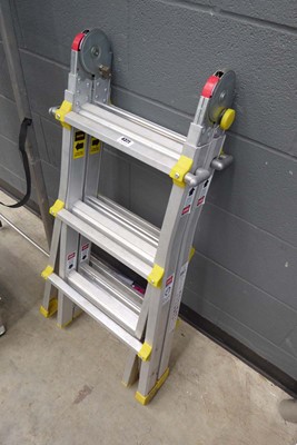 Lot 4371 - Multifunction aluminium ladder