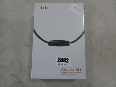Lot 2092 - Sealed boxed Airvida M1 wearable ionic air...