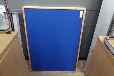 Lot 4444 - 2x blue noticeboards