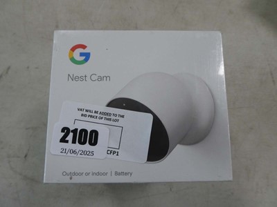 Lot 2100 - Sealed Google Nest Cam