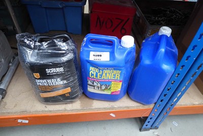 Lot 4566 - 3x 5L tubs of patio and driveway cleaner