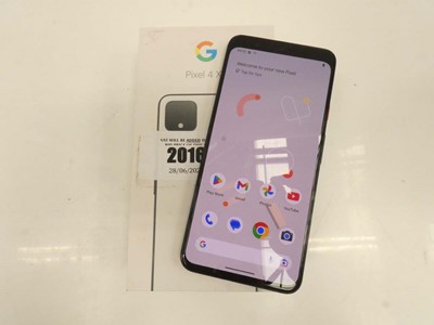 Lot 2016 - Google Pixel 4 XL 64GB White with box and cable