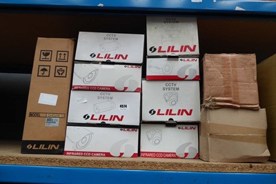 Lot 4574 - Assortment of CCTV accessories including Lilin...