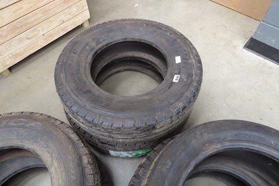 Lot 4516 - Vanhawk Firestone tyre 195R14C with another...