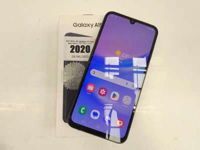 Lot 2020 - Samsung Galaxy A15 128GB Black with box and cable
