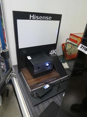 Lot 2117 - Hisense 4K laser smart mini projector demo unit
