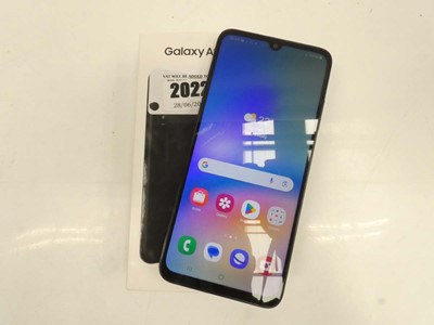 Lot 2022 - Samsung Galaxy A05s 64GB Black with box and cable