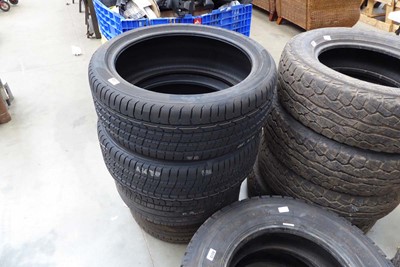 Lot 4517 - Volvo wheel and tyre together with a Pirelli...