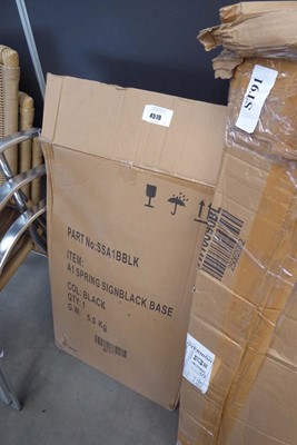 Lot 4519 - A1 spring sign base, boxed