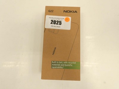 Lot 2025 - *Sealed* Nokia G22 64GB Blue smartphone