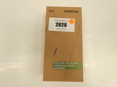 Lot 2026 - *Sealed* Nokia G22 64GB Blue smartphone