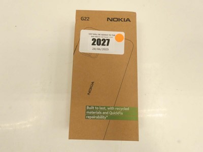 Lot 2027 - *Sealed* Nokia G22 64GB Blue smartphone