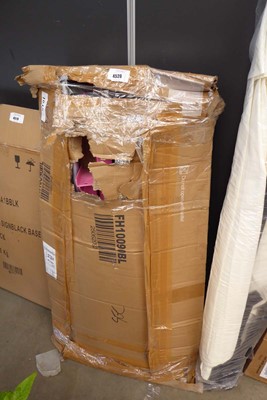 Lot 4520 - Box of pink and grey metal components,...