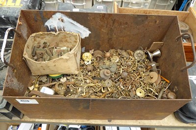 Lot 4525 - Metal crate containing a large variety of...