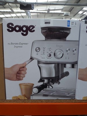 Lot 3003 - Sage Barista Impress coffee machine
