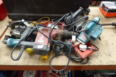 Lot 4556 - Assortment of electric powered tools including...