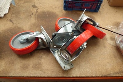 Lot 4562 - Four large castors
