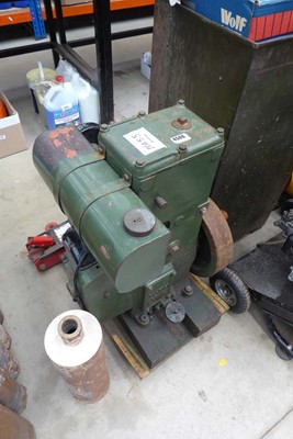 Lot 4506 - R.A.Lister & Co. Ltd. Engine mounted on a...