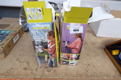 Lot 4626 - 2x K'Archer WV5 cordless window vacs
