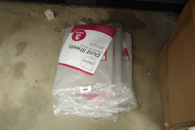 Lot 4635 - Approx. 4x large Harris dust sheets for...