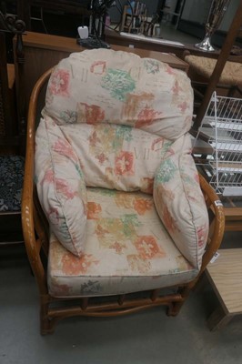 Lot 5110 - Bent cane armchair