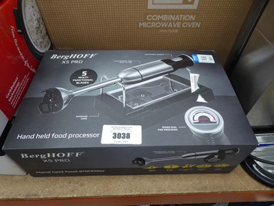 Lot 3038 - Berghoff x5 pro hand held food processor