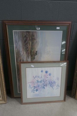 Lot 5027 - Highland print with fisherman plus a still Ife...