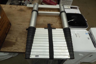 Lot 4649 - Telescopic ladder