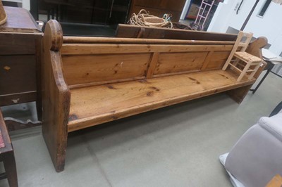 Lot 5147 - 8ft pine church pew