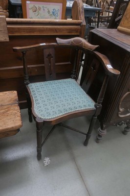 Lot 5154 - Edwardian corner chair