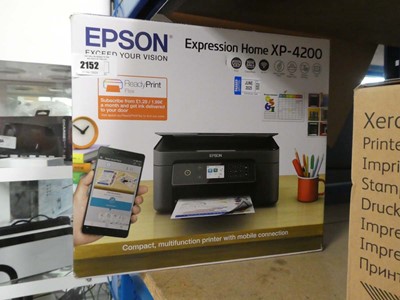 Lot 2152 - Boxed Epson expression home XP4200 printer