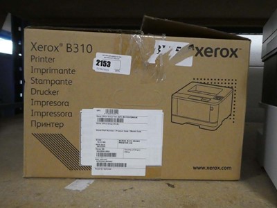Lot 2153 - Boxed Xerox B310 printer