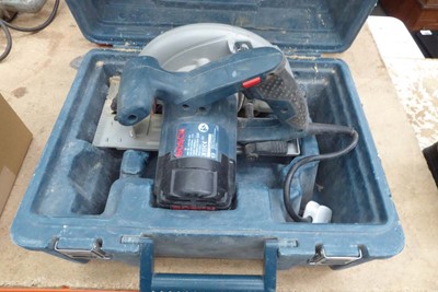 Lot 4672 - Cased Bosch GKS 190 240v circular saw