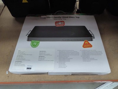 Lot 3059 - Chefman family sized glass top warming tray