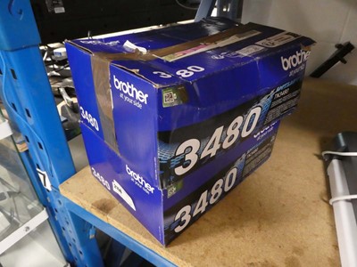 Lot 2158 - 2 boxed Brother printer cartridges model TN3480