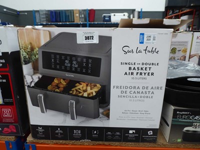 Lot 3072 - Dual Basket Air Fryer