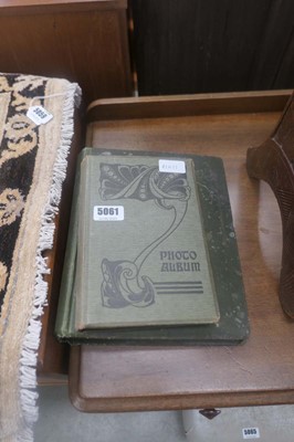 Lot 5061 - 2 vintage photo albums