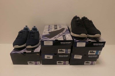 Lot 3452 - x5 pairs of Sketcher trainers