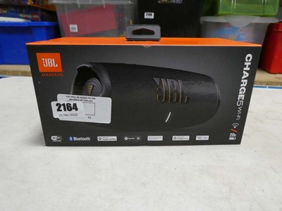 Lot 2164 - Boxed JBL Harman charge 5 WIFI portable...