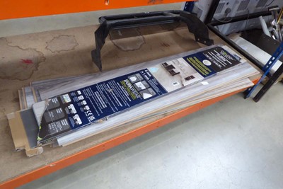 Lot 4697 - Small quantity of grey luxury vinyl plant...