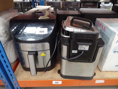 Lot 3079 - Gourmia Digital Air fryer + Tefal Oleoclean fryer